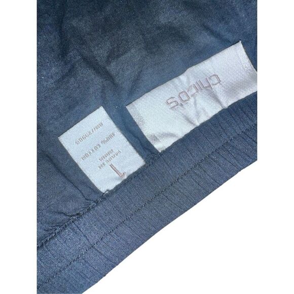 Chicos gypsy shimmering black maxi skirt Women's 100% cotton Elastic Waist Flowi - Picture 3 of 6